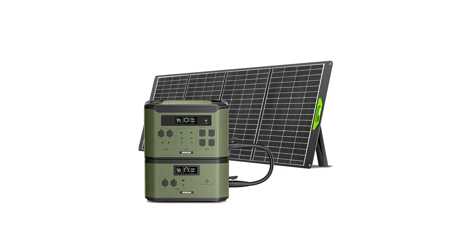 Amazon.co.jp: EENOUR ポータブル電源 F2000 2048Wh/640000mAh